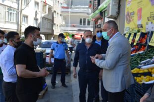 Başkan Sertaslan market denetiminde