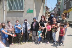 UMURBEY’DE OKULUN YANINDA KURULAN BAZ İSTASYONUNA TEPKİ