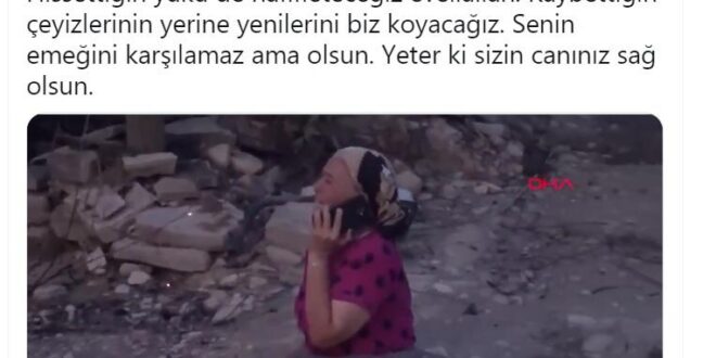 Alinur Aktaş'tan Anlamlı paylaşım