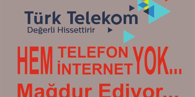 Gemlik'te Türk Telekom Arızası Mağdur Ediyor