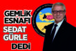 Gemlik Esnaf Kredi Kefalet Kooperatifi seçimini Sedat Gürle ve ekibi 759 oy ile kazandı.