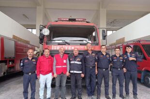 Gemlik Kızılay Derneğinden itfaiyecilere ziyaret