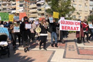 Gülderen Yeşildağ için yürüyüş