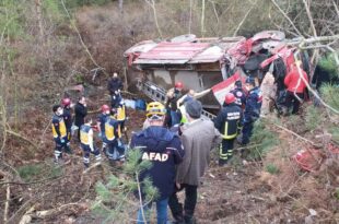 Bursa'da Feci Kaza, 4 İtfaiye Eri Şehit Oldu