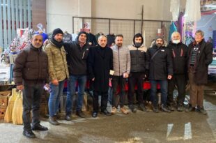 Beki ve Ekibi Kapalı Pazar Yerinde Çalışmalarda Bulundu