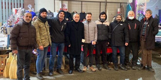 Beki ve Ekibi Kapalı Pazar Yerinde Çalışmalarda Bulundu