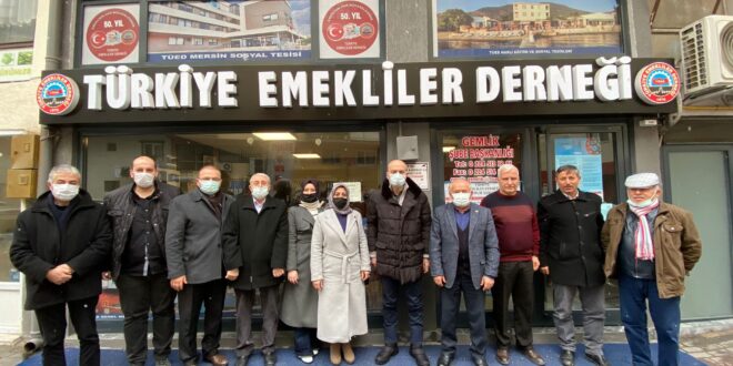 AK Parti Heyeti Emekliler Derneğini Ziyaret Etti