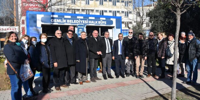 Gemlik ve İstanbul arasında halk büfe dayanışması