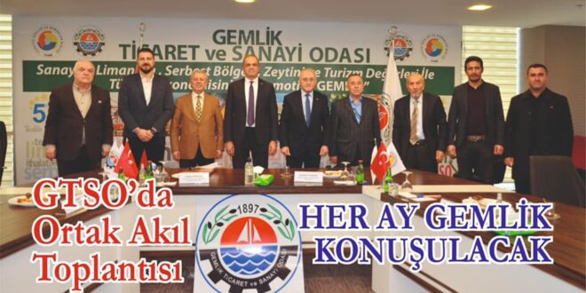 GTSO'da Ortak Akıl Toplantıları Başladı