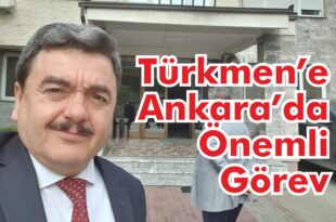 Mehmet Türkmen'e Daire Başkanı Oldu