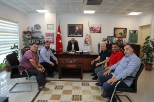 Gemlik Kamyonetçiler Kooperatifin'den Başkan Sertaslan'a ziyaret