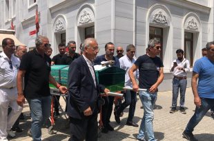 İzzet Kaptan toprağa verildi