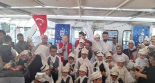 Türk Kızılay Gemlik Şubesi Sünnet Şölenini büyük bir coşku ile gerçekleştirdi