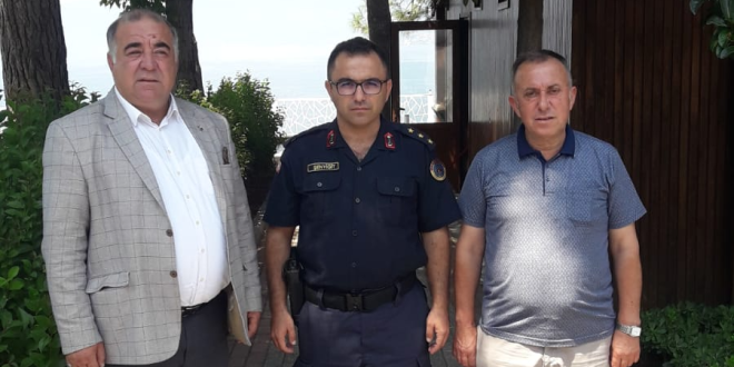 BORSADAN BELEDİYE BAŞKAN YARDIMCISI VE İLÇE JANDARMA KOMUTANI’NA ZİYARET