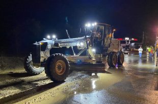 Gemlik’te yağışın etkilerine anında müdahale