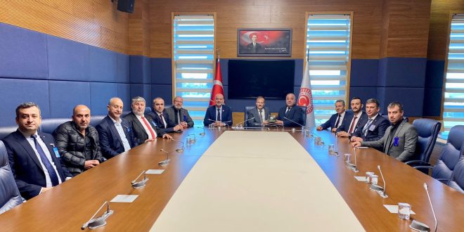 BAŞKAN ÇAKIR VE HEYETİ TBMM ZİYARETİNİ GERÇEKLEŞTİRDİLER
