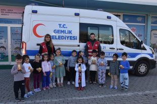 Gemlik'te Anaokuluna”sağlıklı” ziyaret