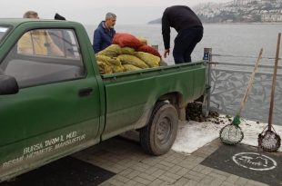 Gemlik Kumla'da Kaçak midye avcılarına operasyon