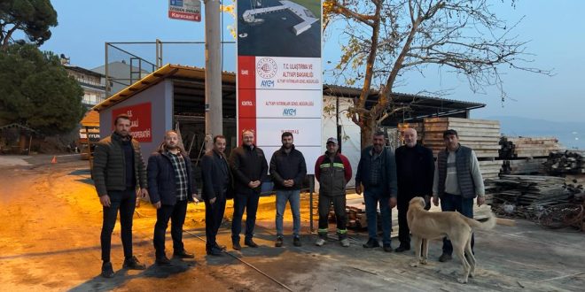 Gemlik Karacaali İskelesi İnşaatı Yapımına başlandı