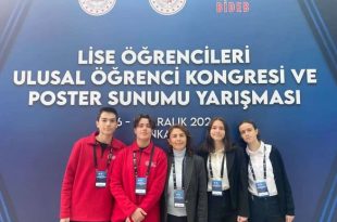 Hisar Anadolu Lisesi Antalya’da yapılacak ‘Bilim Armonisi Uluslararası Gençlik Kongresi’ ne Katılmaya Hak Kazandı