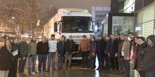 GTSO'nun konteyner evleri yola çıktı