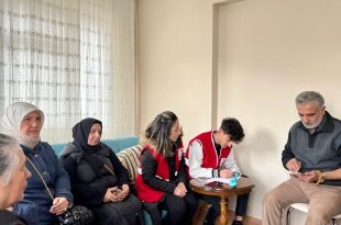 Kızılay Gönüllüleri Depremzedelerin Yanında