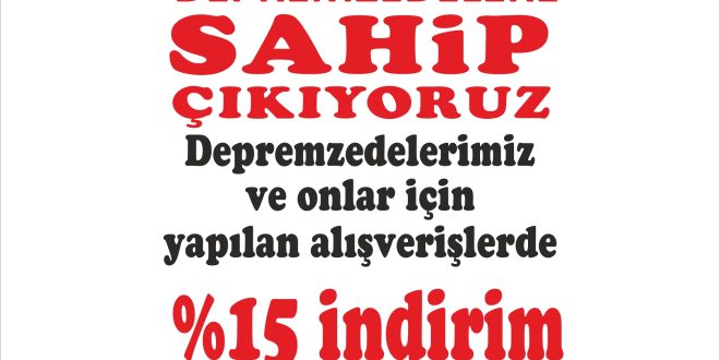 Esnaf Depremzedelere Desteğini Sürdürüyor