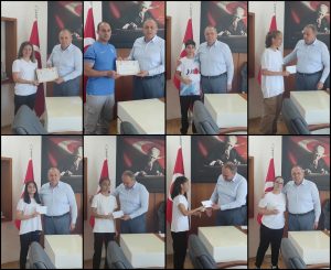Gemlik Kaymakamı Hasan Göç Ulusal Başarı Elde Eden Sporcuları Ödüllendirdi