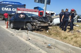 TOGG KAVŞAĞINDA KAZA, 1 ÖLÜ 4 YARALI