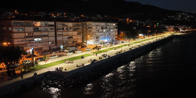 Kurşunlu sahilinde muhteşem dönüşüm