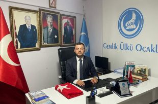 LKÜ OCAKLARI GEMLİK İLÇE BAŞKANLIĞI'NDA BAYRAK DEĞİŞİMİ
