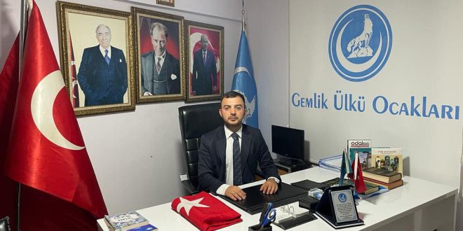 LKÜ OCAKLARI GEMLİK İLÇE BAŞKANLIĞI'NDA BAYRAK DEĞİŞİMİ