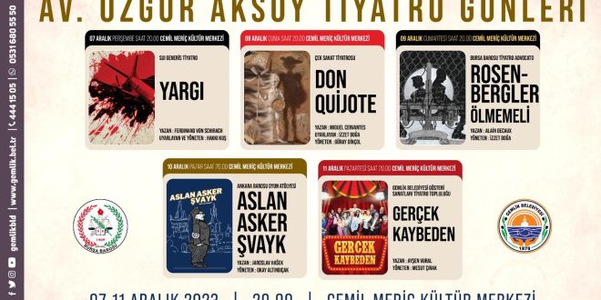 Özgür Aksoy Tiyatro Günleri seyirciyle buluşmaya hazırlanıyor