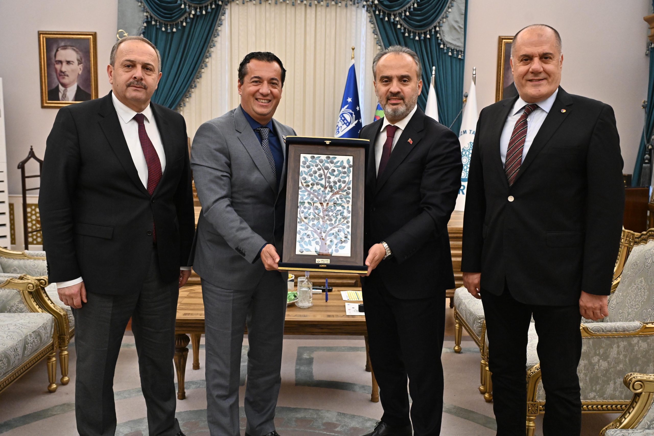 Hamaloğlu ve Anar, Aktaş ile görüştü