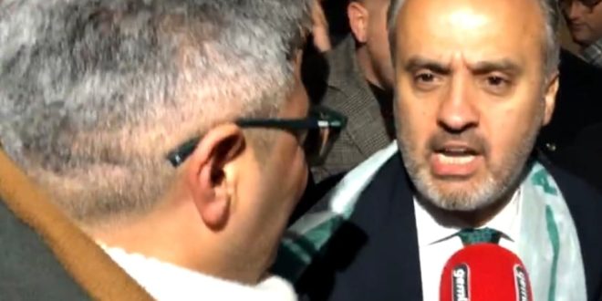 Bursa Büyükşehir Belediye Başkanı Aktaş, Bursa'da meşalelerle karşılandı