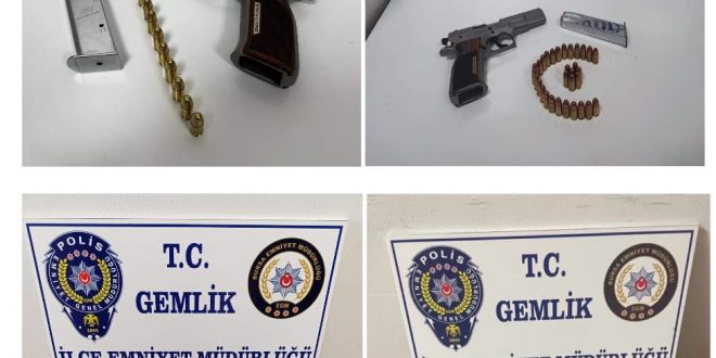 Gemlik ilçe emniyet müdürlüğü ekiplerinden suça ve suçluya müsahama yok!