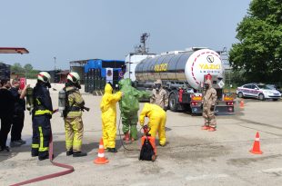 Jandarma’dan Tehlikeli Madde Tatbikatı