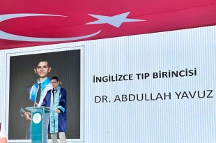 Tıp fakültesini birincilikle bitirerek Gemlik’in gururu oldu