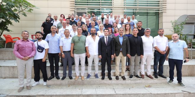 Gemlikli Gazeteciler Derneği kurulu resepsiyonu yapıldı