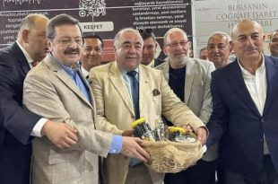 AVRUPA BİRLİĞİ TESCİLLİ COĞRAFİ İŞARETLİ GEMLİK ZEYTİNİ YÖREX FUARI'NDA YERİNİ ALDI