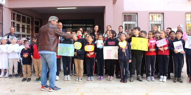 Gemlik 11 Eylül ilkokulunda mikrop avcıları iş başında