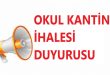 BURSA GEMLİK İLÇE MİLLİ EĞİTİM MÜDÜRLÜĞÜ OKUL KANTİNLERİ KİRALAMA İŞİ İLANI