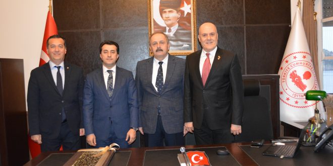 Gemlik TSO’dan Erdek Kaymakamı Göç’e Ziyaret Etti