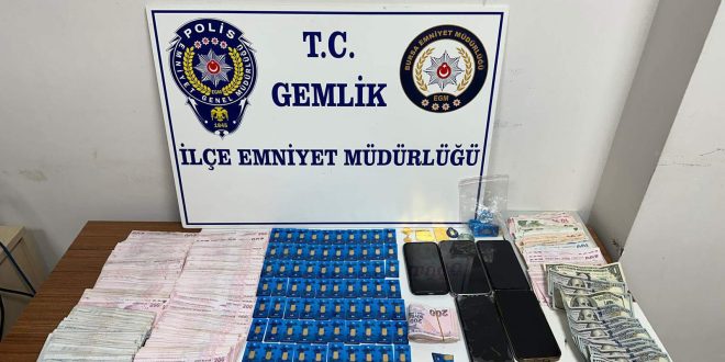 Gemlik Emniyetinden suçüstü Dolandırıcılık operasyonu!