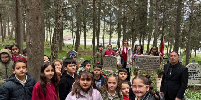 ŞEHİT ÖĞRETMEN ETEM YAŞAR İLKOKULU ÖĞRENCİLERİNDEN ANLAMLI ZİYARET