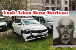 Yaşlı adam kaza kurbanı