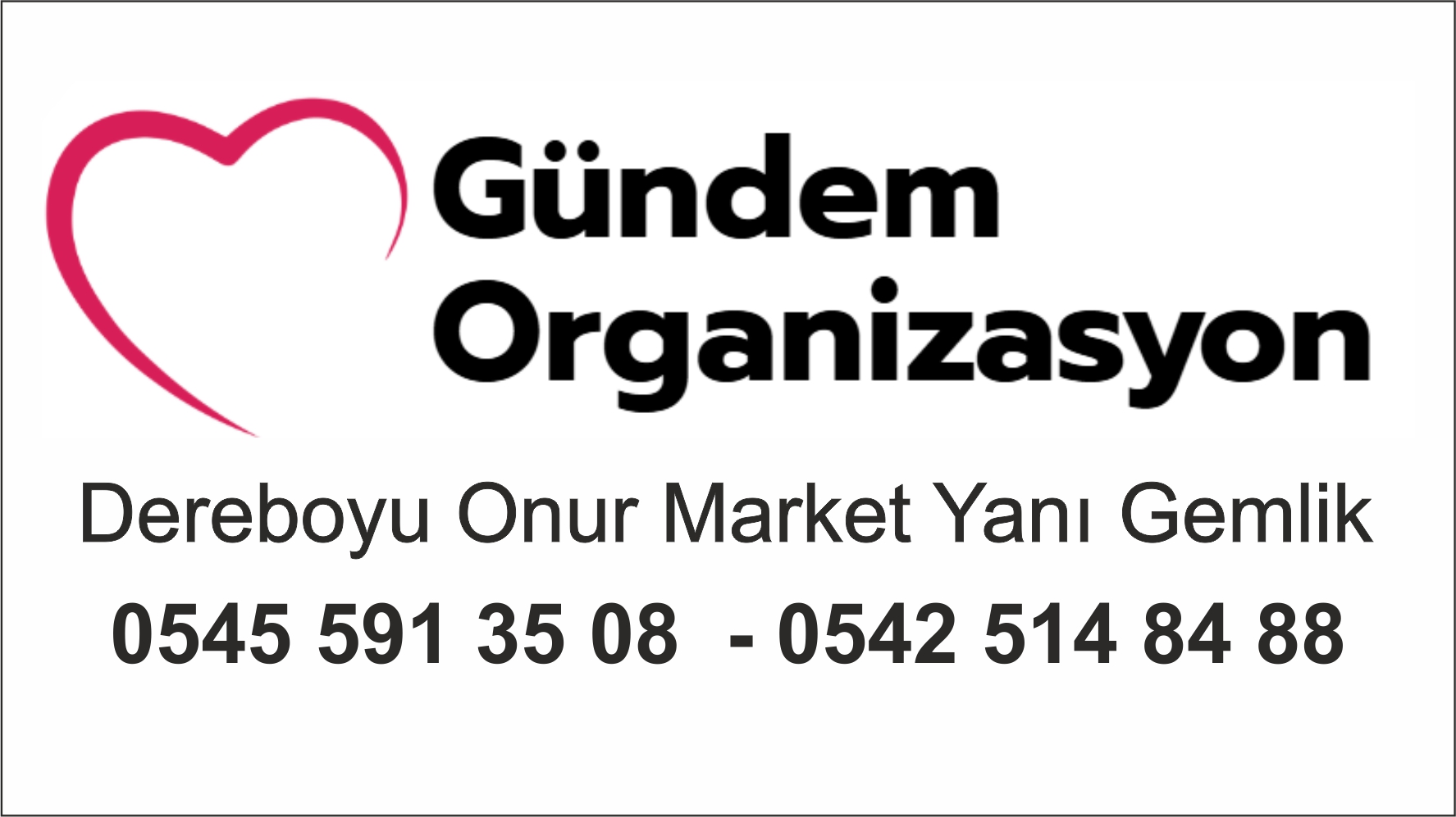 GÜNDEM ORGANİZASYON ve DAVETİYE