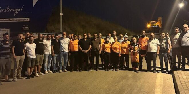 Gemlik Belediyesi, Bursa'daki Orman Yangınına Karşı Seferber Oldu