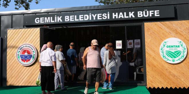 Gemlik Belediyesi’nden Kumla’ya Halk Büfe