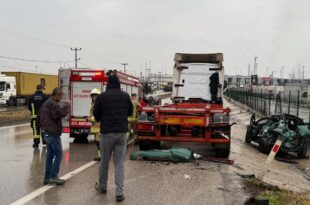 Gemlik Serbest Bölge Yolunda Feci kaza…